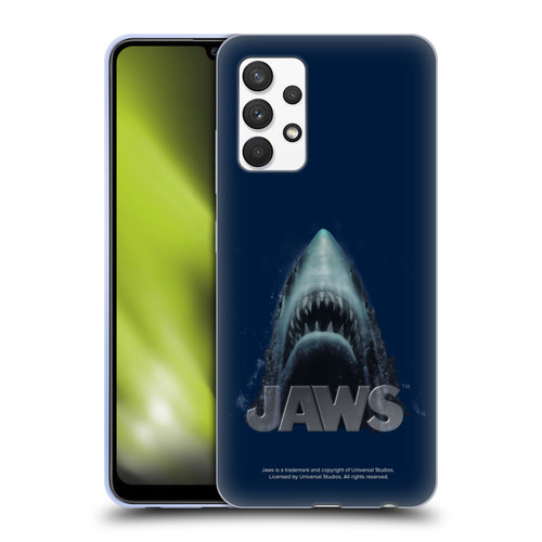 Jaws I Key Art Illustration Soft Gel Case for Samsung Galaxy A32 (2021)