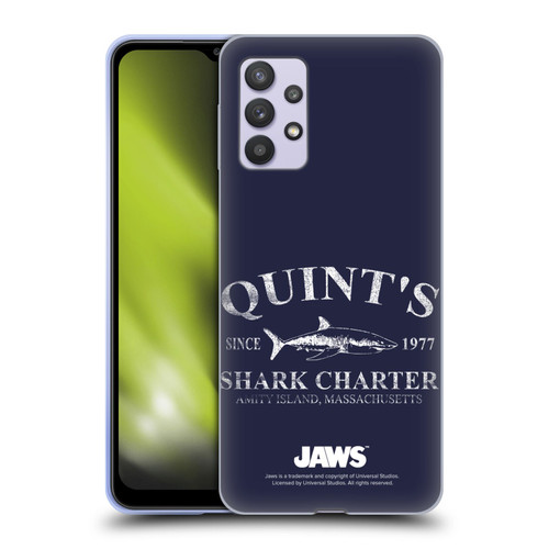 Jaws I Key Art Quint's Shark Charter Soft Gel Case for Samsung Galaxy A32 5G / M32 5G (2021)