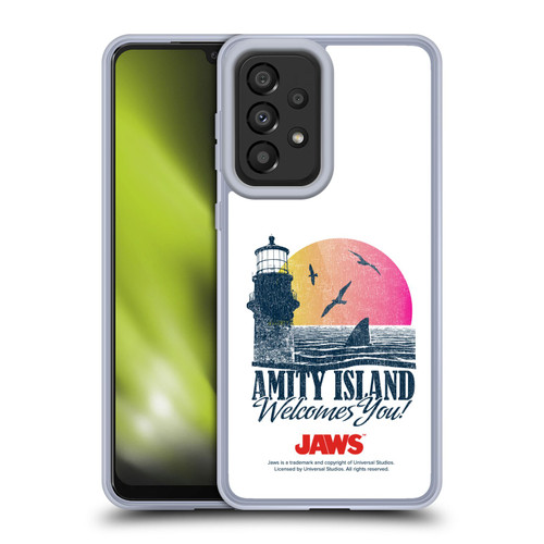 Jaws I Key Art Amity Island Soft Gel Case for Samsung Galaxy A33 5G (2022)