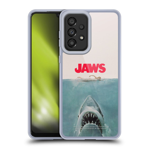 Jaws I Key Art Poster Soft Gel Case for Samsung Galaxy A33 5G (2022)