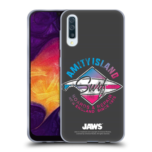 Jaws I Key Art Surf Soft Gel Case for Samsung Galaxy A50/A30s (2019)