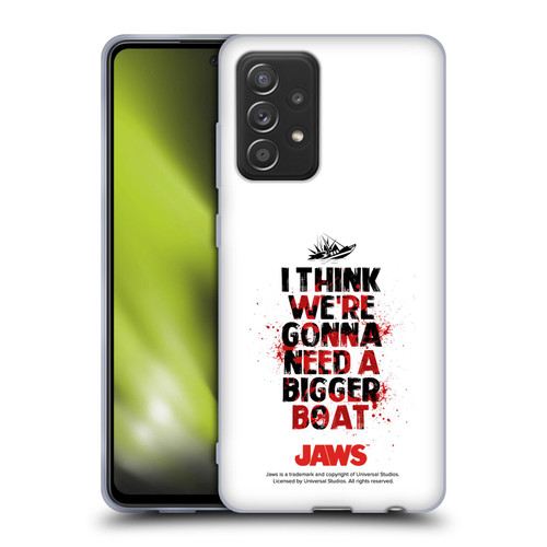 Jaws I Key Art Bigger Boat Soft Gel Case for Samsung Galaxy A52 / A52s / 5G (2021)