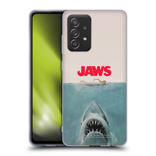 Jaws I Key Art Poster Soft Gel Case for Samsung Galaxy A52 / A52s / 5G (2021)