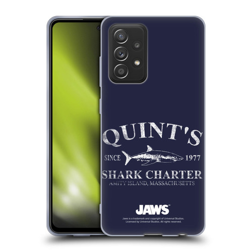 Jaws I Key Art Quint's Shark Charter Soft Gel Case for Samsung Galaxy A52 / A52s / 5G (2021)