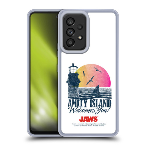 Jaws I Key Art Amity Island Soft Gel Case for Samsung Galaxy A53 5G (2022)