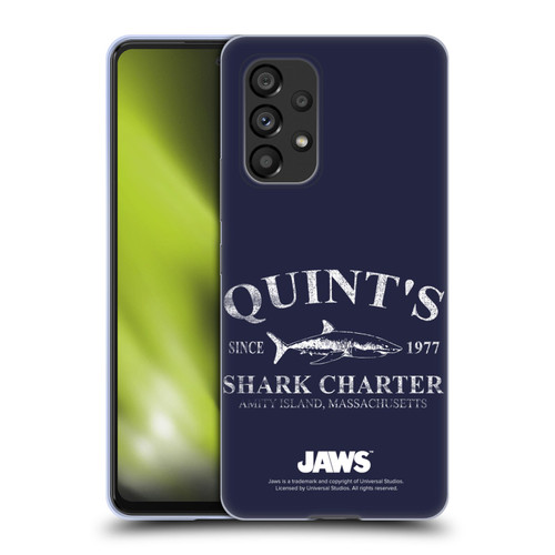 Jaws I Key Art Quint's Shark Charter Soft Gel Case for Samsung Galaxy A53 5G (2022)