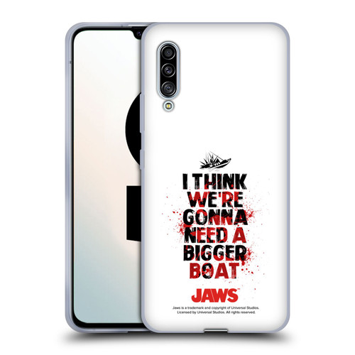 Jaws I Key Art Bigger Boat Soft Gel Case for Samsung Galaxy A90 5G (2019)