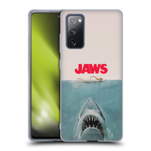 Jaws I Key Art Poster Soft Gel Case for Samsung Galaxy S20 FE / 5G