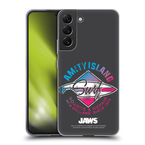 Jaws I Key Art Surf Soft Gel Case for Samsung Galaxy S22+ 5G