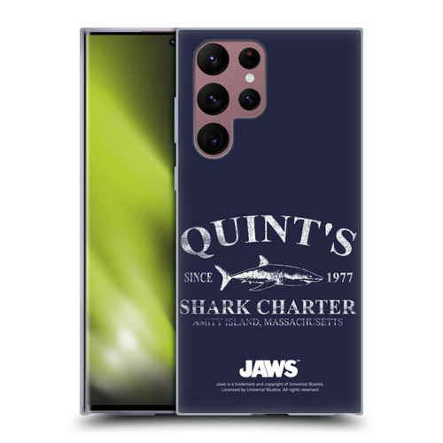 Jaws I Key Art Quint's Shark Charter Soft Gel Case for Samsung Galaxy S22 Ultra 5G