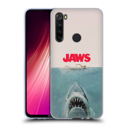 Jaws I Key Art Poster Soft Gel Case for Xiaomi Redmi Note 8T