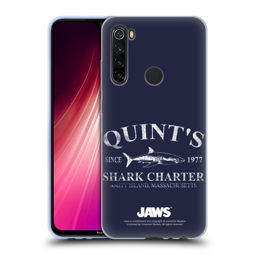 Jaws I Key Art Quint's Shark Charter Soft Gel Case for Xiaomi Redmi Note 8T