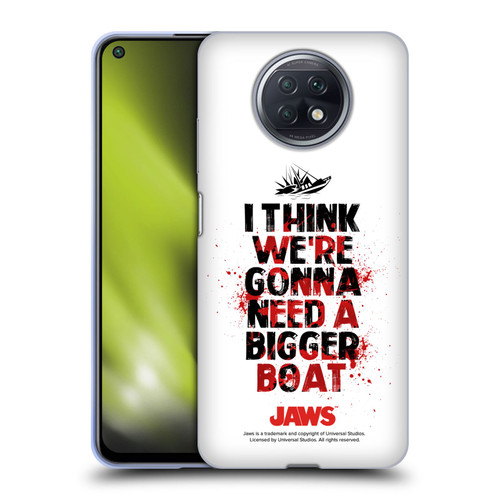 Jaws I Key Art Bigger Boat Soft Gel Case for Xiaomi Redmi Note 9T 5G