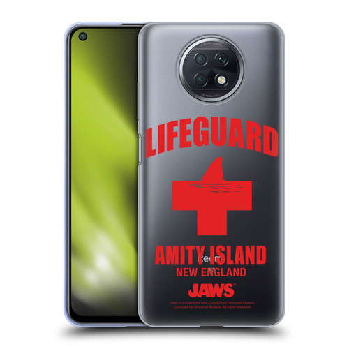 Jaws I Key Art Lifeguard Soft Gel Case for Xiaomi Redmi Note 9T 5G