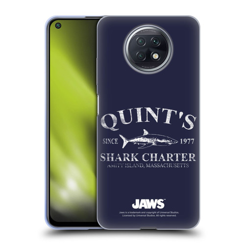 Jaws I Key Art Quint's Shark Charter Soft Gel Case for Xiaomi Redmi Note 9T 5G