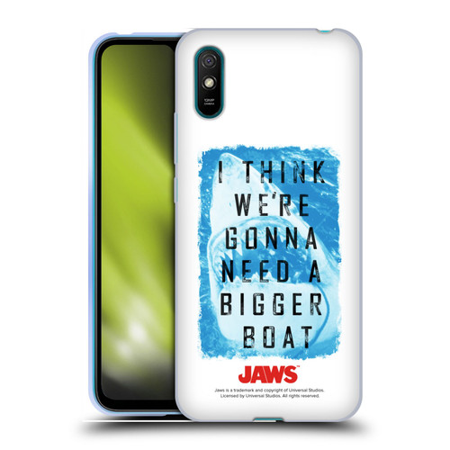 Jaws I Key Art Bigger Boat 2 Soft Gel Case for Xiaomi Redmi 9A / Redmi 9AT