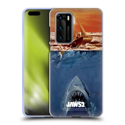 Jaws II Key Art Sailing Poster Soft Gel Case for Huawei P40 5G