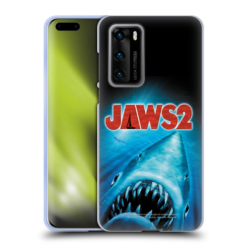 Jaws II Key Art Swimming Poster Soft Gel Case for Huawei P40 5G