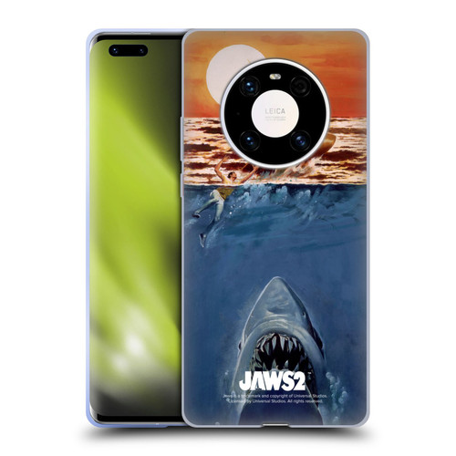 Jaws II Key Art Sailing Poster Soft Gel Case for Huawei Mate 40 Pro 5G