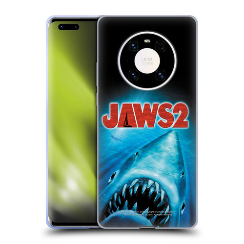 Jaws II Key Art Swimming Poster Soft Gel Case for Huawei Mate 40 Pro 5G