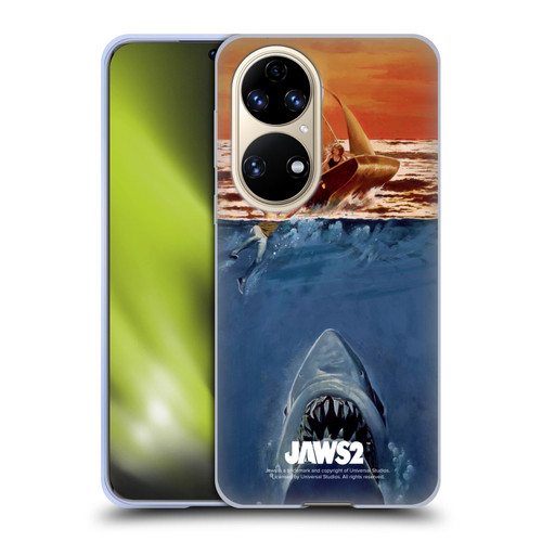 Jaws II Key Art Sailing Poster Soft Gel Case for Huawei P50