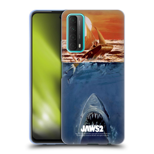 Jaws II Key Art Sailing Poster Soft Gel Case for Huawei P Smart (2021)