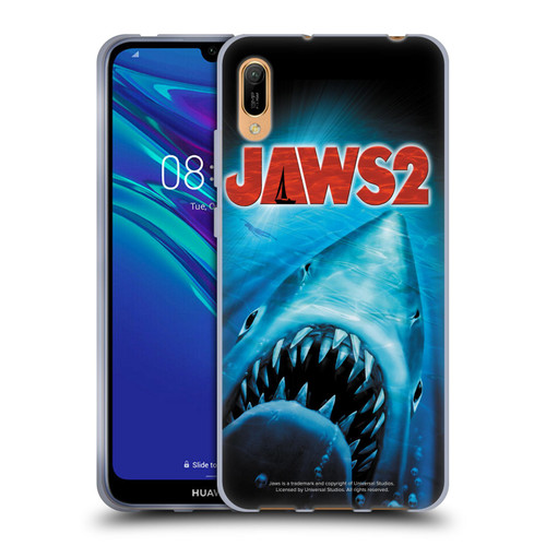 Jaws II Key Art Swimming Poster Soft Gel Case for Huawei Y6 Pro (2019)