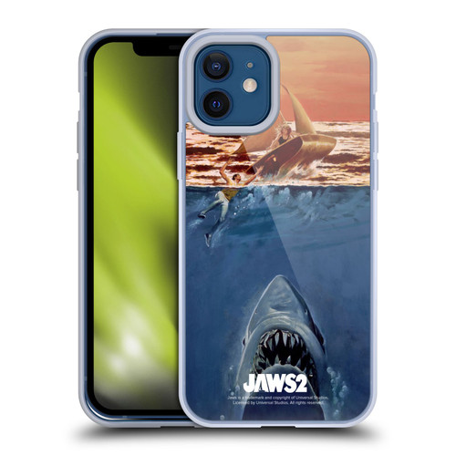 Jaws II Key Art Sailing Poster Soft Gel Case for Apple iPhone 12 / iPhone 12 Pro