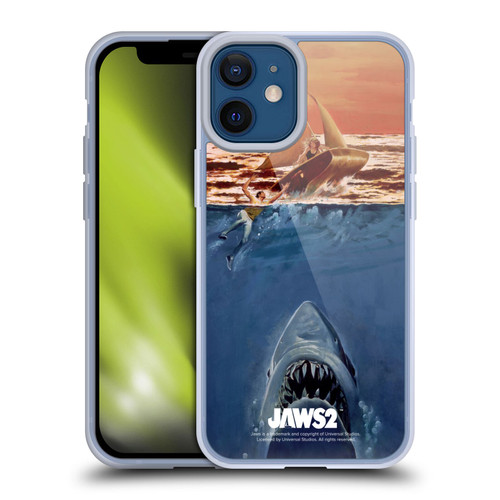 Jaws II Key Art Sailing Poster Soft Gel Case for Apple iPhone 12 Mini