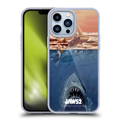 Jaws II Key Art Sailing Poster Soft Gel Case for Apple iPhone 13 Pro Max