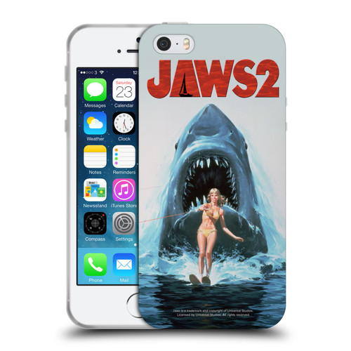 Jaws II Key Art Wakeboarding Poster Soft Gel Case for Apple iPhone 5 / 5s / iPhone SE 2016