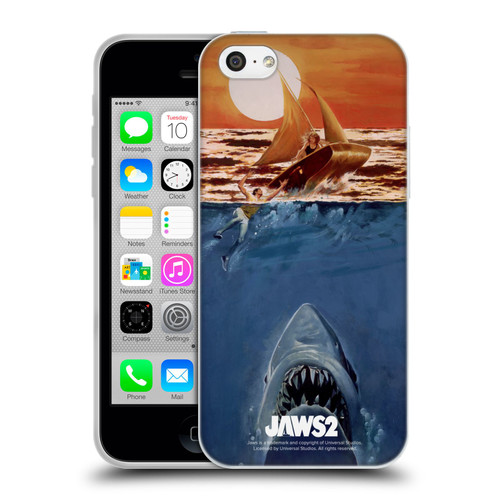 Jaws II Key Art Sailing Poster Soft Gel Case for Apple iPhone 5c