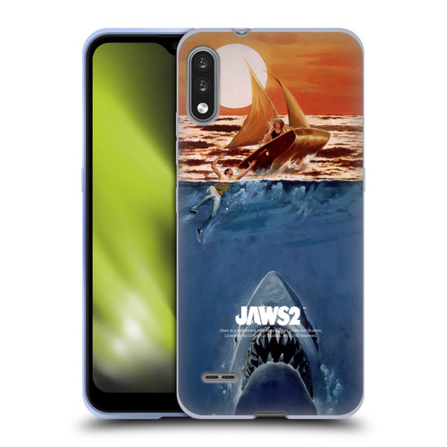 Jaws II Key Art Sailing Poster Soft Gel Case for LG K22