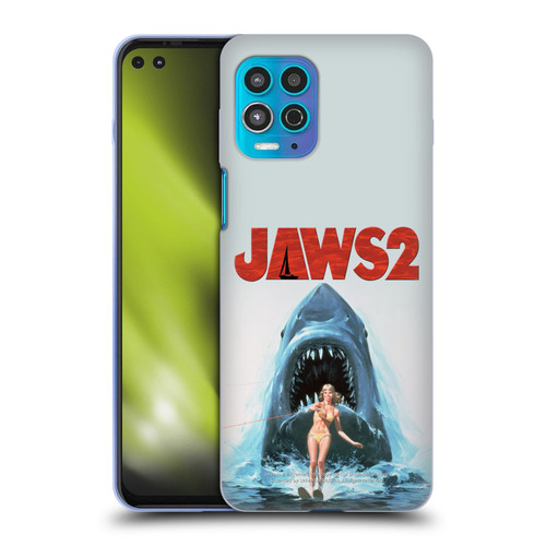 Jaws II Key Art Wakeboarding Poster Soft Gel Case for Motorola Moto G100