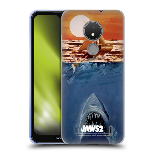 Jaws II Key Art Sailing Poster Soft Gel Case for Nokia C21