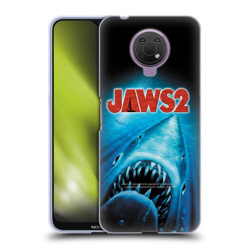 Jaws II Key Art Swimming Poster Soft Gel Case for Nokia G10