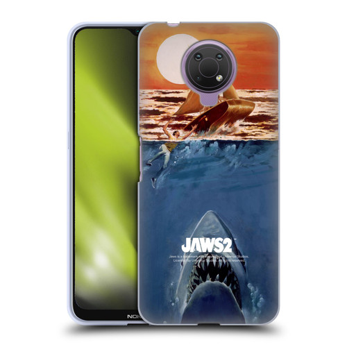 Jaws II Key Art Sailing Poster Soft Gel Case for Nokia G10