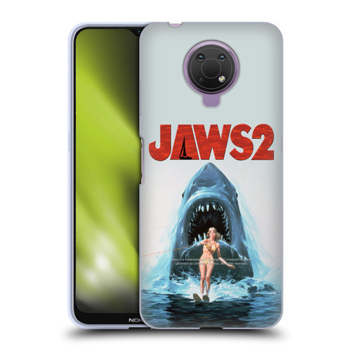 Jaws II Key Art Wakeboarding Poster Soft Gel Case for Nokia G10