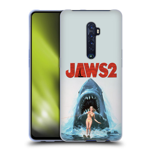Jaws II Key Art Wakeboarding Poster Soft Gel Case for OPPO Reno 2