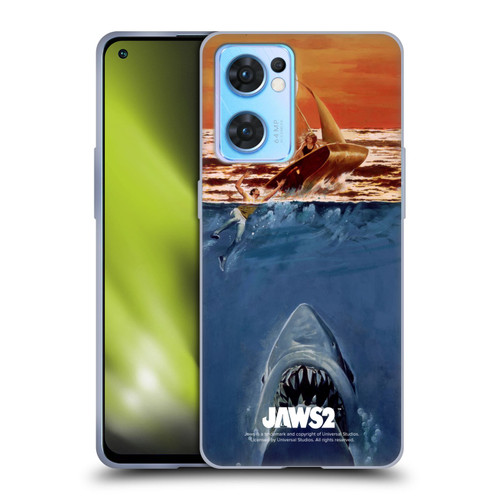 Jaws II Key Art Sailing Poster Soft Gel Case for OPPO Reno7 5G / Find X5 Lite