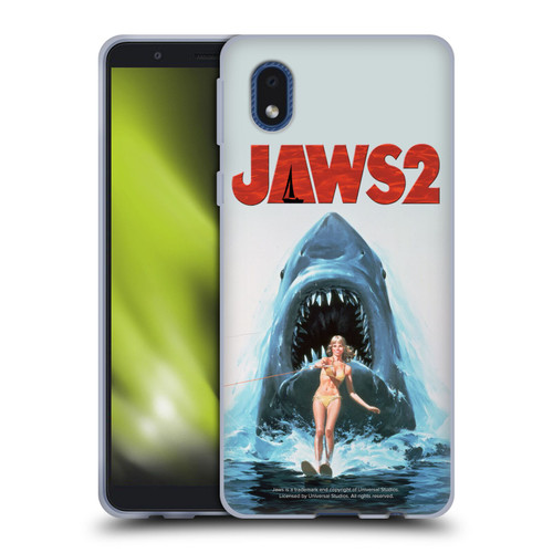 Jaws II Key Art Wakeboarding Poster Soft Gel Case for Samsung Galaxy A01 Core (2020)