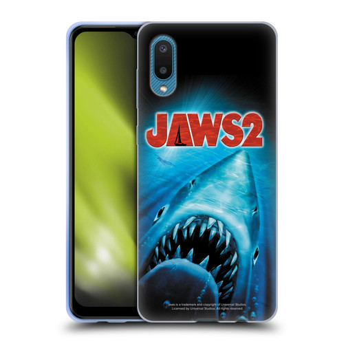 Jaws II Key Art Swimming Poster Soft Gel Case for Samsung Galaxy A02/M02 (2021)