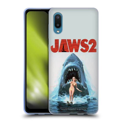 Jaws II Key Art Wakeboarding Poster Soft Gel Case for Samsung Galaxy A02/M02 (2021)