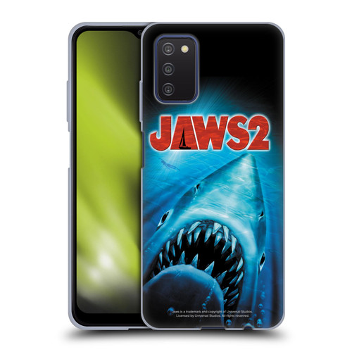 Jaws II Key Art Swimming Poster Soft Gel Case for Samsung Galaxy A03s (2021)