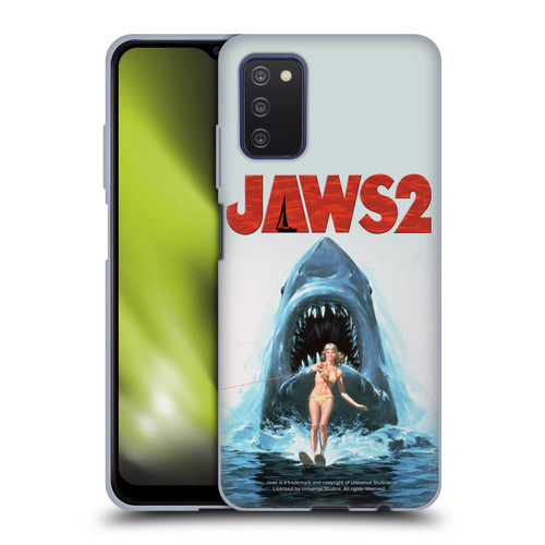 Jaws II Key Art Wakeboarding Poster Soft Gel Case for Samsung Galaxy A03s (2021)