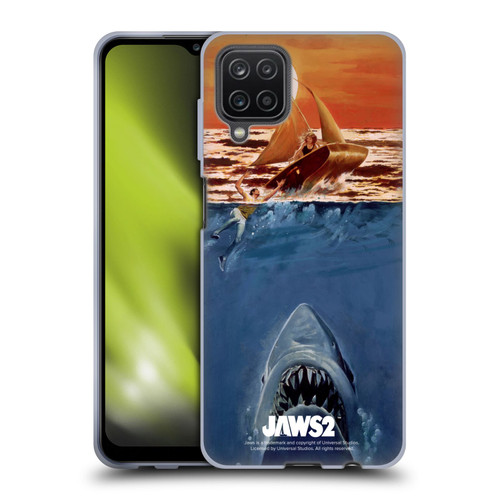 Jaws II Key Art Sailing Poster Soft Gel Case for Samsung Galaxy A12 (2020)