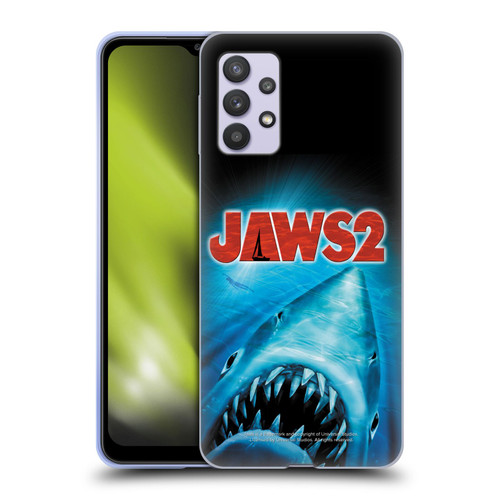 Jaws II Key Art Swimming Poster Soft Gel Case for Samsung Galaxy A32 5G / M32 5G (2021)