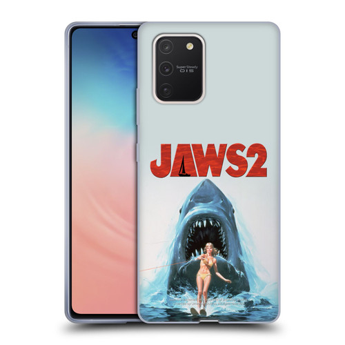 Jaws II Key Art Wakeboarding Poster Soft Gel Case for Samsung Galaxy S10 Lite