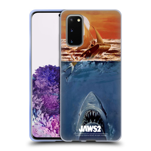 Jaws II Key Art Sailing Poster Soft Gel Case for Samsung Galaxy S20 / S20 5G