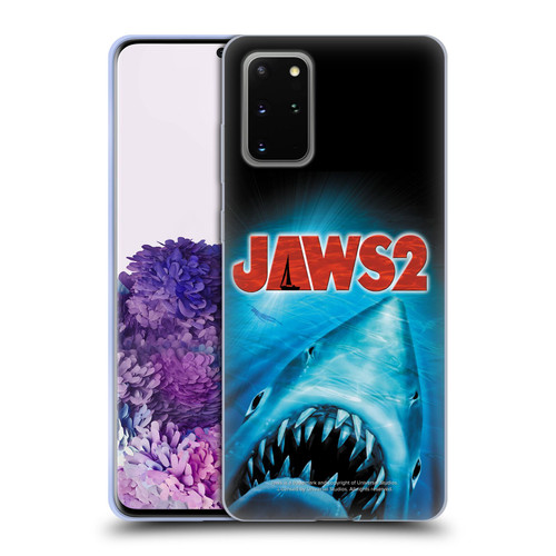 Jaws II Key Art Swimming Poster Soft Gel Case for Samsung Galaxy S20+ / S20+ 5G